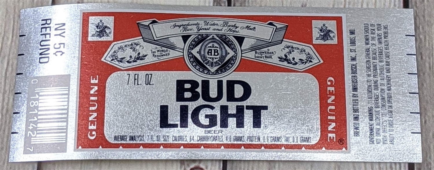 Printable Bud Light Label