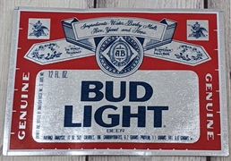 Bud Light Beer Label