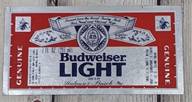 Budweiser Light Beer Label