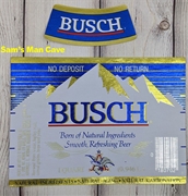 Busch Beer Label with neck label