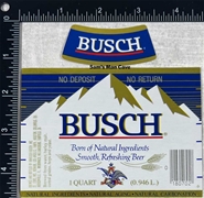 Busch Beer Label with neck label