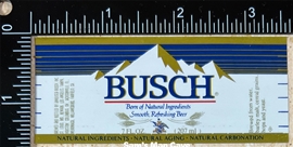 Busch Beer Label