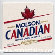 Molson Canadian Beer Coaster