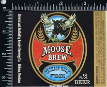 Kessler Moose Brew Beer Label