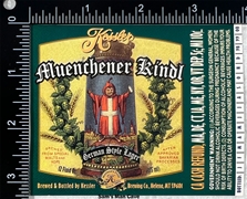 Kessler Muenchener Kindl Beer Label