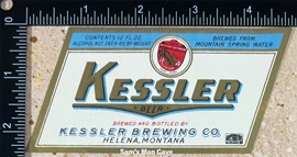 Kessler Beer Label