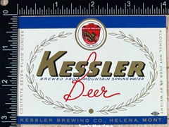 Kessler Beer Label