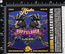 Kessler Doppelbock Lager Label