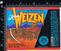 Kessler Weizen Beer Label