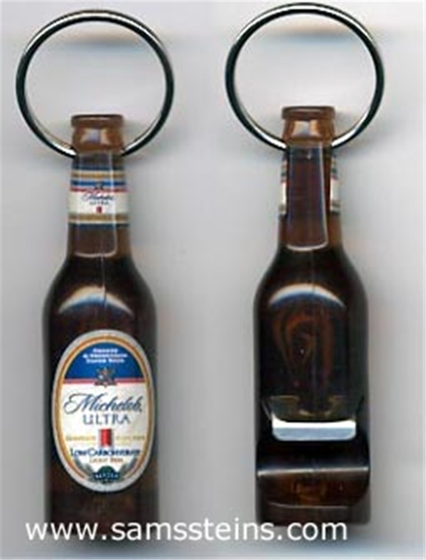 Can OPENER KEY CHAIN NEW Lot Lot Of 5 Blue Michelob ULTRA BOTTLE 