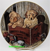 Budweiser Mans Best Friend Buddies Plate