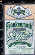 Frankenmuth Extra Light Beer Label