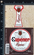 Eupener Export Beer Label with neck