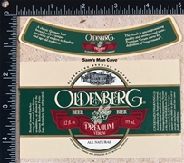 Oldenberg Premium Beer Label with neck