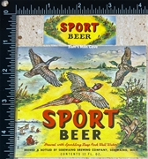 Sport Beer Label with neck