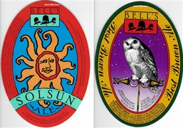 Bell's Solsun Brown Ale Label Set