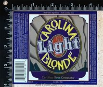 Carolina Light Blonde Beer Label
