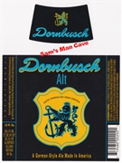 Dornbusch Alt Beer Label with neck