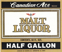 Canadian Ace Malt Liquor Label