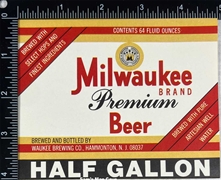 Milwaukee Brand Premium Beer Label