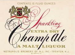 Champ Ale Malt Liquor Label