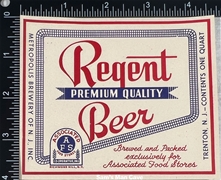 Regent Premium Quality Beer Label