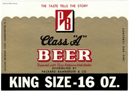 Class A Beer Label