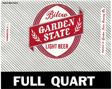 Bilow Light Beer Label