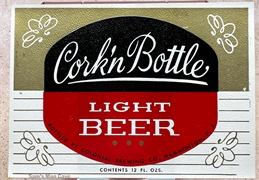 Cork'n Bottle Light Beer Label