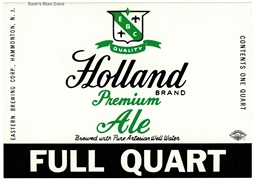 Holland Premium Ale Label