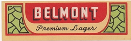 Belmont Premium Lager Neck Label