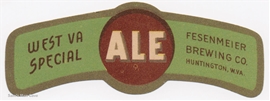 West Virginia Special Ale Neck Label