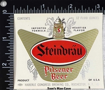 Steinbrau Pilsener Beer Label