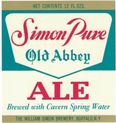 Simon Pure Old Abbey Ale Beer Label