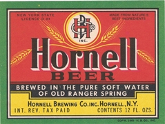 Hornell Beer IRTP Label