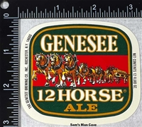 Genesee 12 Horse Ale Label