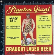 Stanton Giant IRTP Beer Label