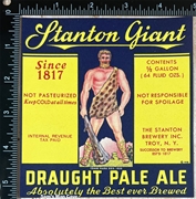 Stanton Giant Draught Pale Ale IRTP Label