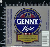 Genny Light Beer Label