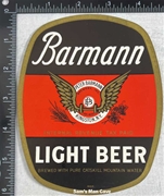 Barmann Light Beer IRTP Label