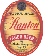 Stanton Lager Beer IRTP Label