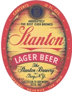 Stanton Lager Beer IRTP Label