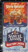 Samuels Adams Stein Hoister Octoberfest Coaster