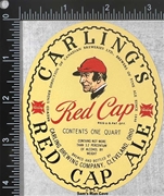 Carling's Red Cap Ale Label