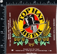 Top Hat Beer Label 
