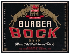 Burger Bock Beer Label