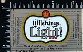 Little Kings Light Beer Label