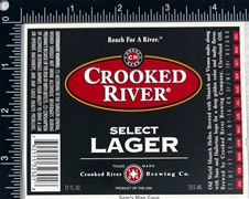 Crooked River Select Lager Label