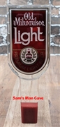 Old Milwaukee Light Lucite Tap Handle