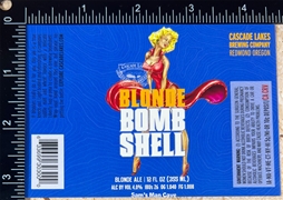 Blonde Bombshell Beer Label